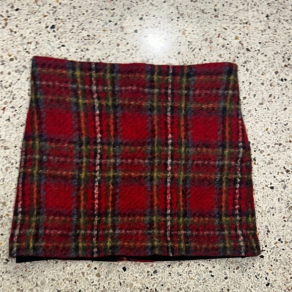 Lauren Ralph Lauren Dresses & Skirts - Ralph Lauren Italian wool blend tartan red green plaid Christmas mini skirt 10